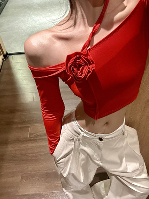 ISGRX 热烈红 原创设计玫瑰打底