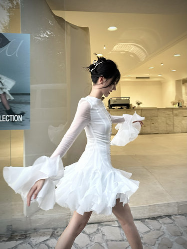 ISGRX 她自由如风 设计师品牌礼服生日裙小个子秋冬氛围感圣诞节