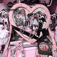 FOURONE Heart-shaped Little Devil Pain Bag, single-shoulder Crossbody Baby Bag, y2k Abi Dark Gothic Anime Exhibition thumbnail 7