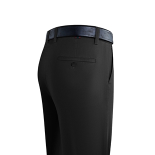 长裤 新疆长绒棉弹力休闲裤 直筒中腰修身 男士 子免烫休xl40 秋冬新款