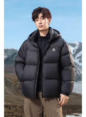 连帽羽绒服秋冬新国标90白鸭绒防寒保暖羽绒服男士户外加厚面xl05