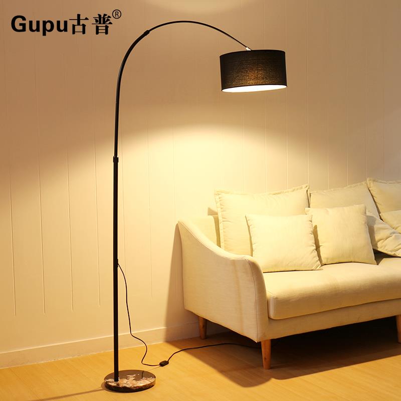 落地灯北欧in创意现代简约钓鱼灯客厅卧室书房墙角沙发立式落地灯