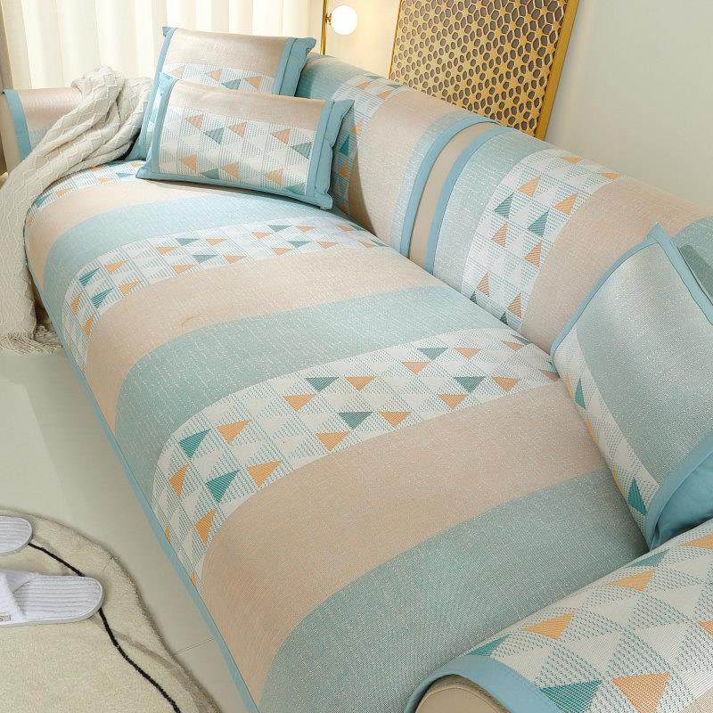 冰丝沙发垫夏季凉席夏天款通用防滑简约沙发套罩全包坐垫藤席凉垫,居家布艺,沙发垫,淘宝优惠券,粉丝福利购,淘宝优惠卷