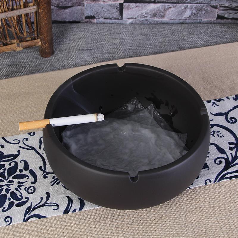 紫砂复古大码小号烟灰缸 陶瓷迷你个性潮流多功能创意办公室包邮