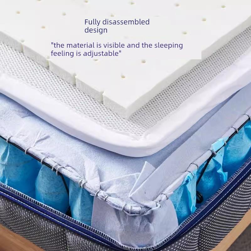 床垫全拆卸式独立弹簧3D空气纤维乳胶黄麻席梦思记忆海绵