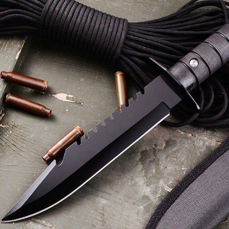 暗区突围CSGOM9刺刃锋利高锰钢不锈钢户外刀军工风野营快递小刀
