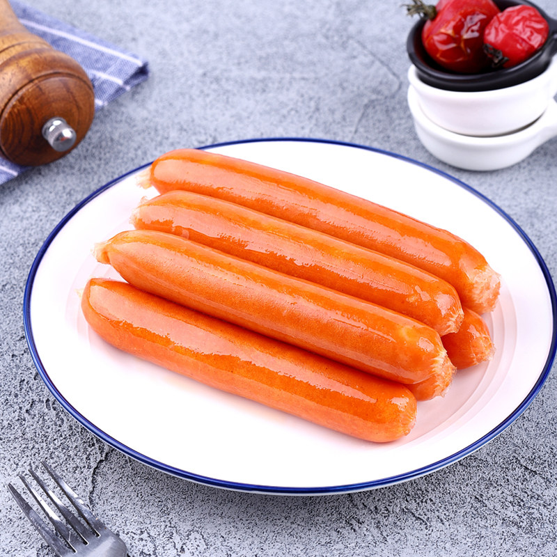 台湾风味烤肠50根奥尔良脆骨肠1900g热狗肠火腿肠零食手抓饼肠