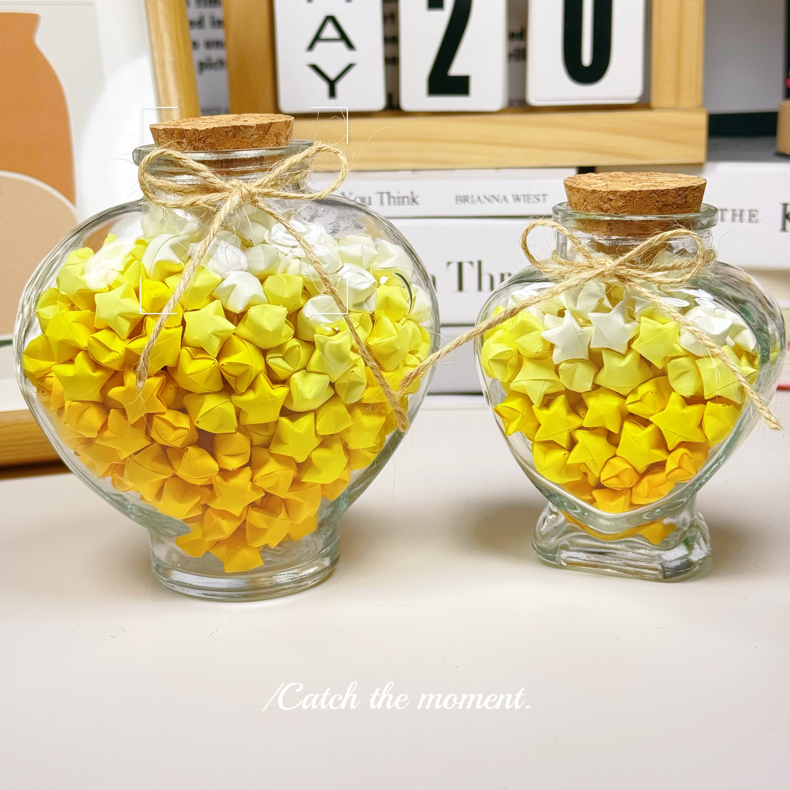 星星罐子爱心玻璃瓶生日礼物漂流瓶折纸许愿瓶高颜值幸运星空瓶,家居饰品,幸运星/瓶,淘宝优惠券,粉丝福利购,淘宝优惠卷