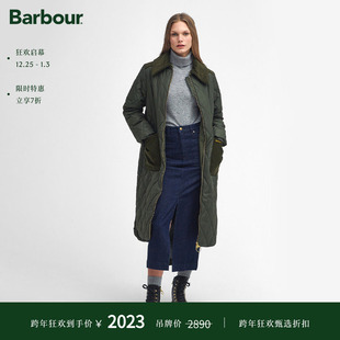 Barbour 绗缝夹克 Malton女士中长款