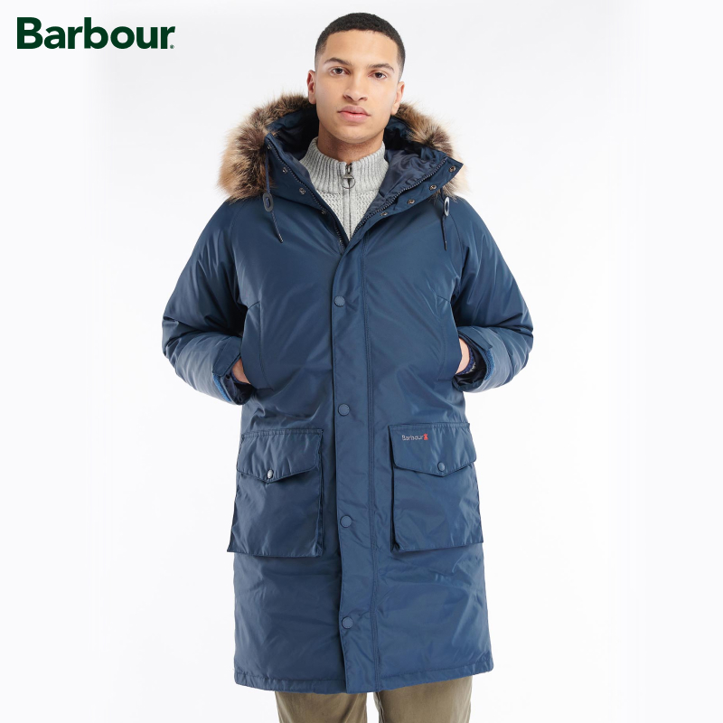 Barbour男士冬季长款防寒保暖