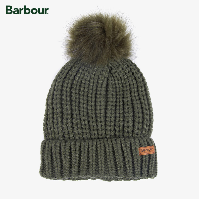 Barbour针织毛线帽保暖女士秋冬