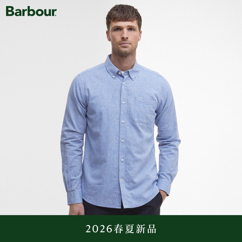 【春夏新品】Barbour Nelson Apac 男士长袖衬衫