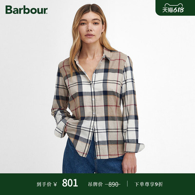 Barbour女士长袖衬衫