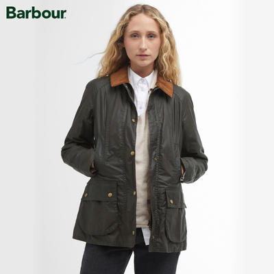 Barbour女士轻薄油蜡夹克