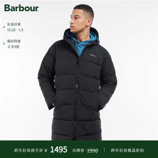 Land 长款 Farn 冬季 防寒保暖绗缝夹克棉服外套 Baffle男士 Barbour