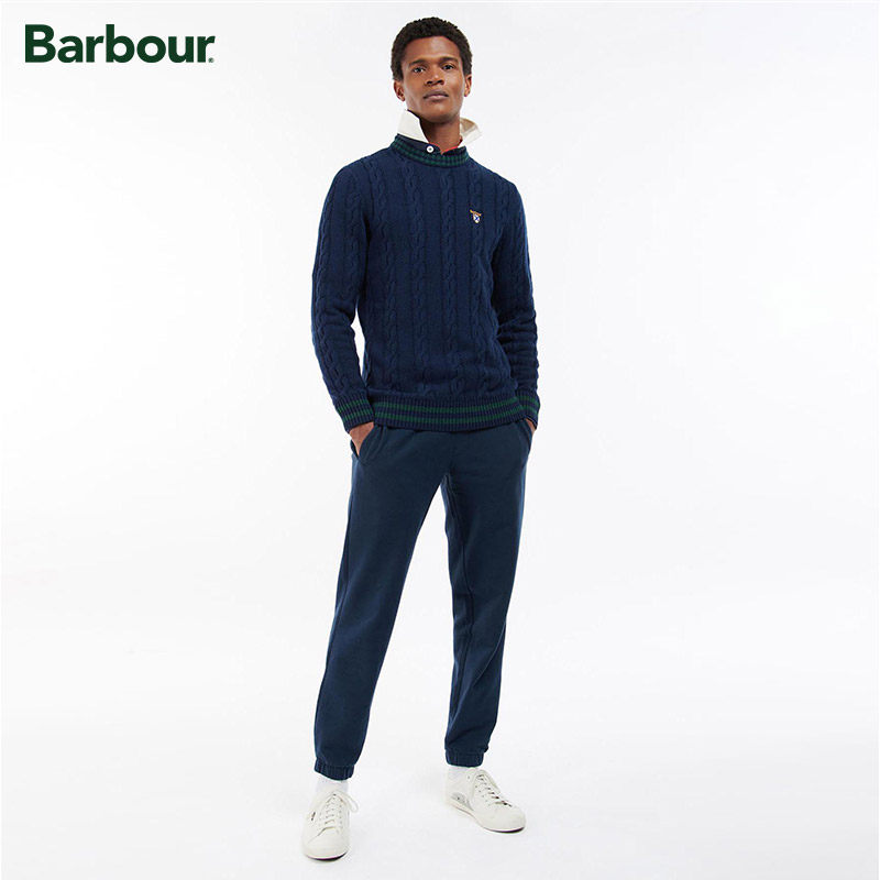 barbour wicket男士秋冬羊毛英伦校园风保暖针织卫衣