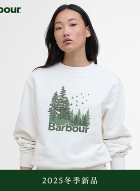【冬季新品】Barbour Matilda 男女同款圆领卫衣