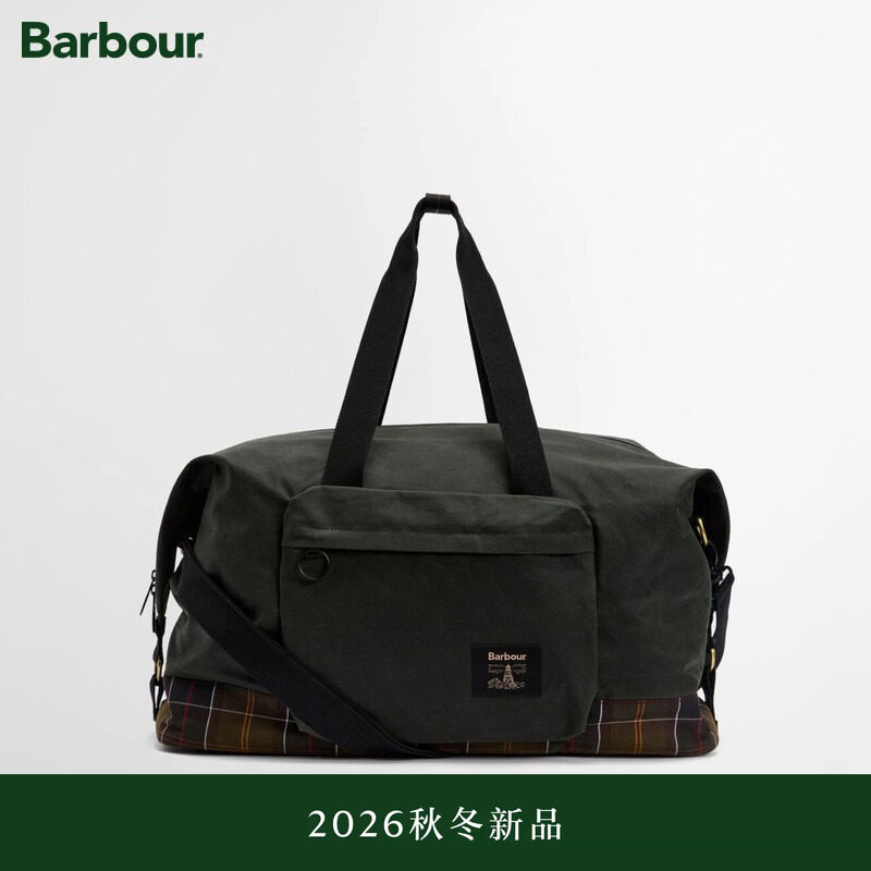 【秋冬新品】Barbour Field男女同款油蜡手提包