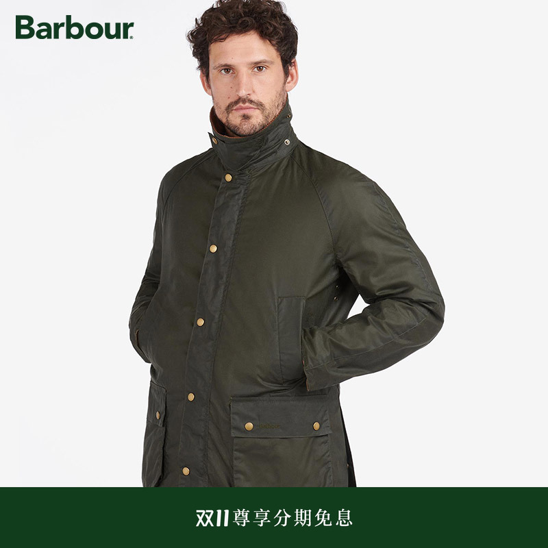Barbour春秋男士油蜡夹克