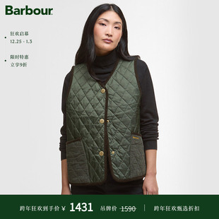 Enid Barbour 新品 女士菱形格背心马甲 冬季
