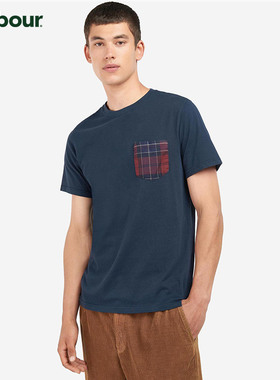 Barbour Goole男士夏季新款英伦风简约透气短袖T恤