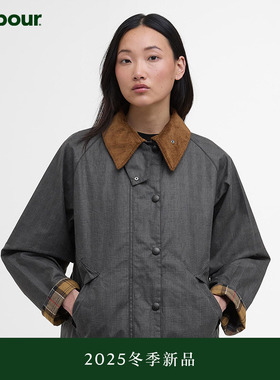 【冬季新品】Barbour Prince Of Wales Transport 男女油蜡夹克