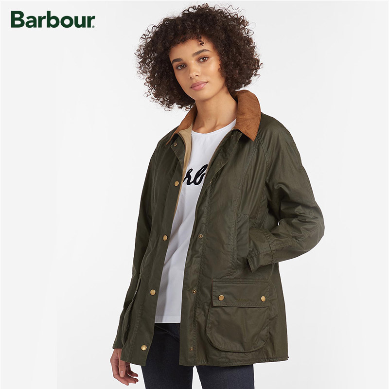 Barbour女士轻薄油蜡夹克