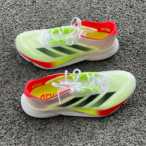adidas Adizero Boston 12 舒适百搭防滑耐磨 低帮跑步鞋JQ2552