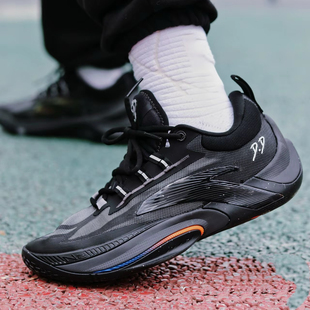 安踏 瞬息1代氮科技织物缓震回弹防滑耐磨网面舒适百搭篮球鞋