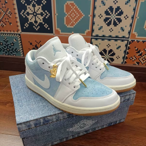 Jordan Air Jordan 1 舒适百搭 防滑耐磨 低帮篮球鞋 HQ2004-400