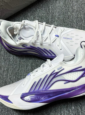 LiNing李宁 音速13稳定支撑包裹舒适耐磨防滑抓地篮球鞋ABAV025-7