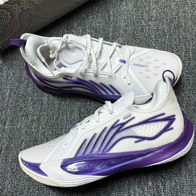 LiNing李宁 音速13稳定支撑包裹舒适耐磨防滑抓地篮球鞋ABAV025-7