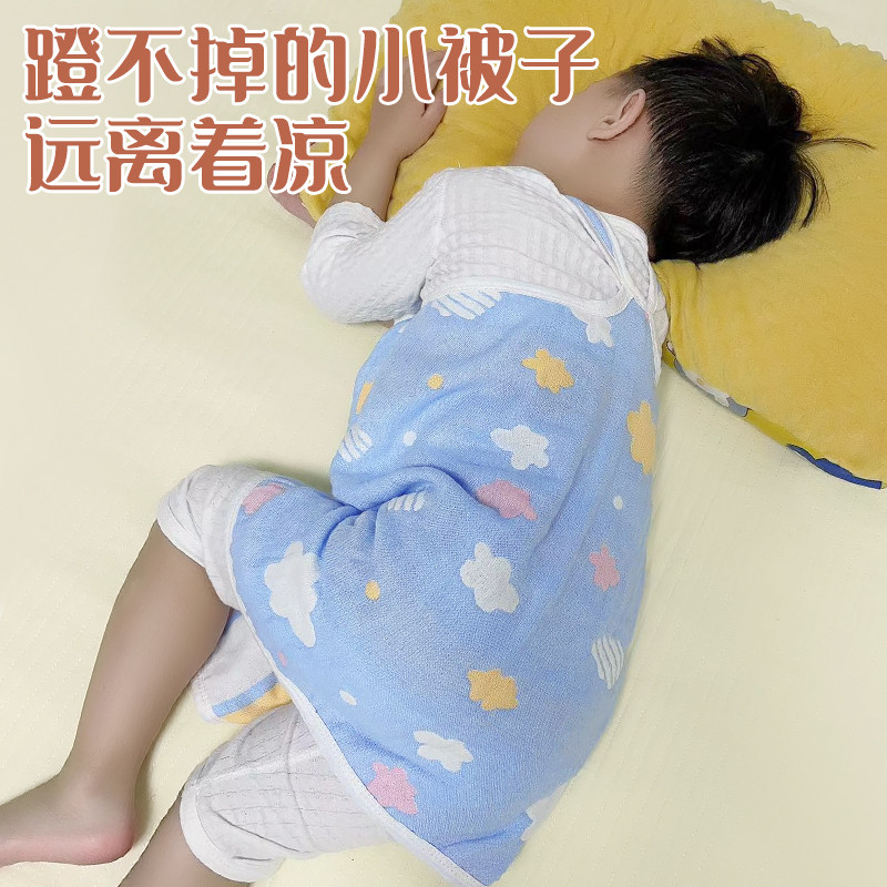 睡袋宝宝肚兜护肚背心防着凉春秋四季婴儿童睡觉防踢被子神器夏天