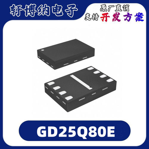 GD25Q80E  SOP8 150/208mil USON8 3x2mm 2.7V~3.6V 8Mb