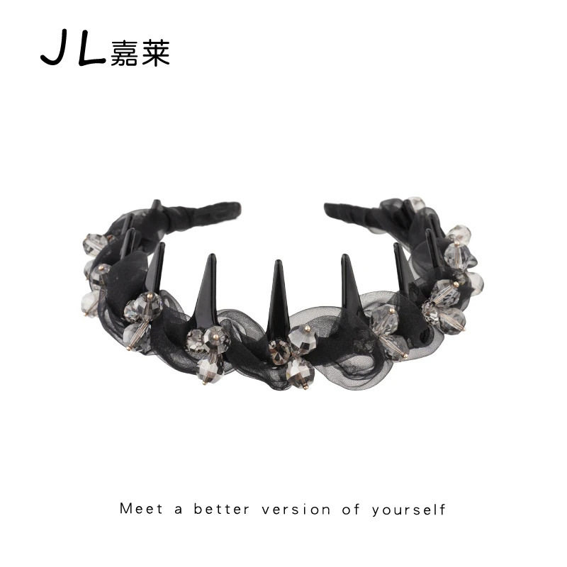 tktk弗弗西ffx【晨曦沙雾】简约时尚齿梳发箍女轻奢时尚感头箍