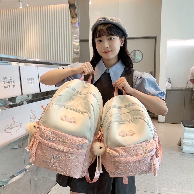 2026新款双肩包学院风大学生初高中小学生大容量书包韩版高颜值