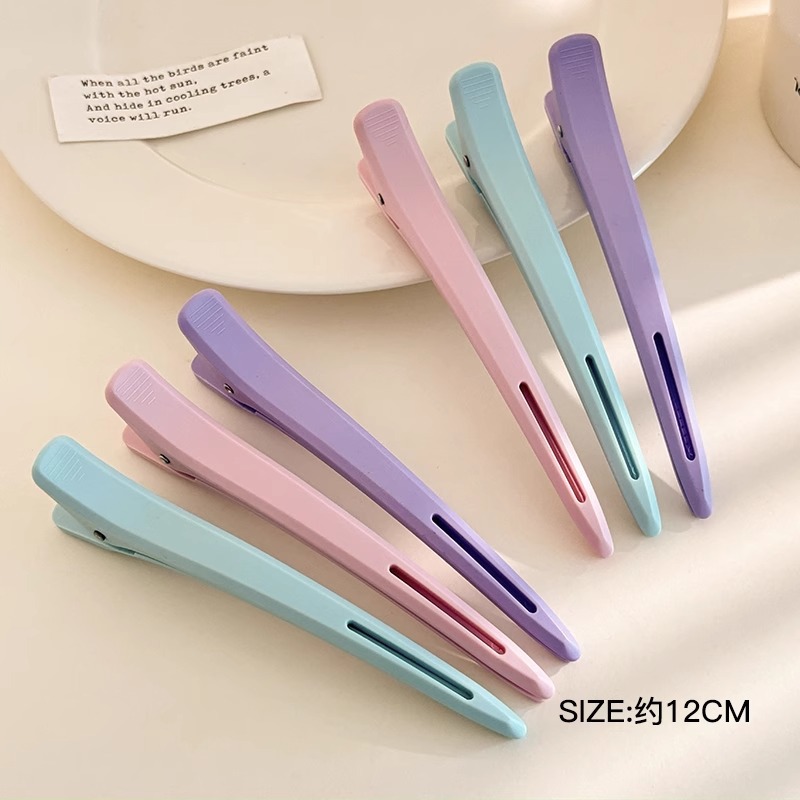 tktk韩国大号无痕美发夹理发分区定位鸭嘴夹剪发刘海夹无痕理发店