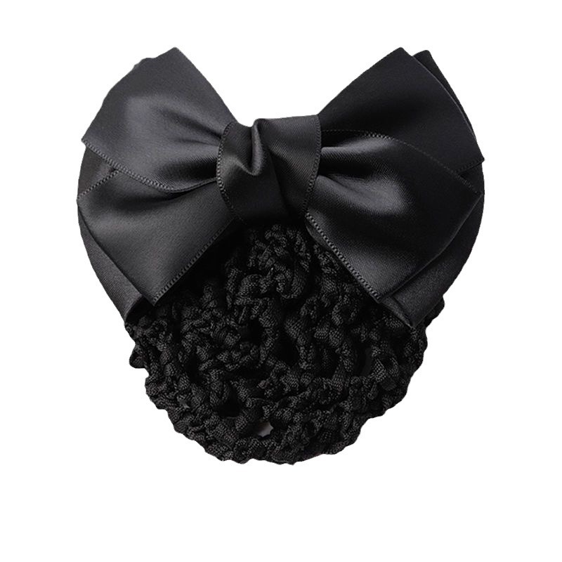 护士头花网兜银行女工作职业发网空姐发兜盘发酒店发夹蝴蝶结碎发