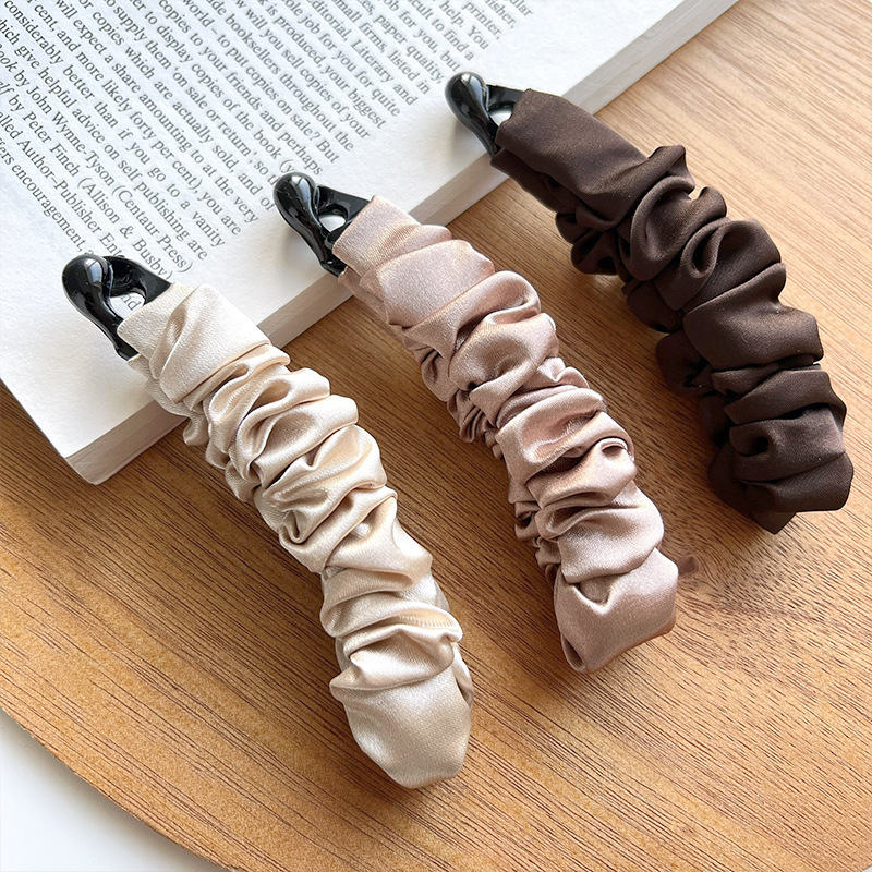 蝴蝶结香蕉夹~竖夹女网红后脑勺发卡高马尾固定头饰大号发夹