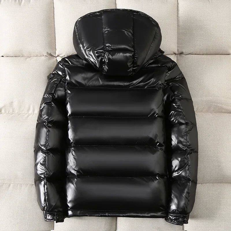 NEW MEN WOMEN SHORT COAT ALIKE DOWN JACKETS WINTER HOODED TH
