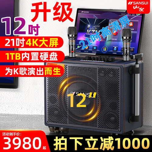 山水PE129户外k歌带屏幕