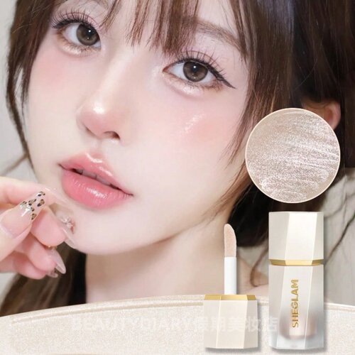 现货SHEGLAM液态高光Glow Bloom Vanilla Frost细闪液态打亮