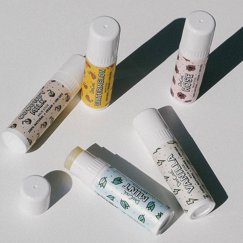 保税Dedcool保湿修护乳木果润唇膏8.3g超大容量 西瓜薄荷玫瑰香蕉