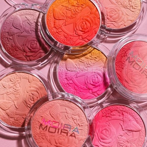 保税仓发MOIRA SIGNATURE OMBRE BLUSH经典浮雕雕花渐变腮红9g