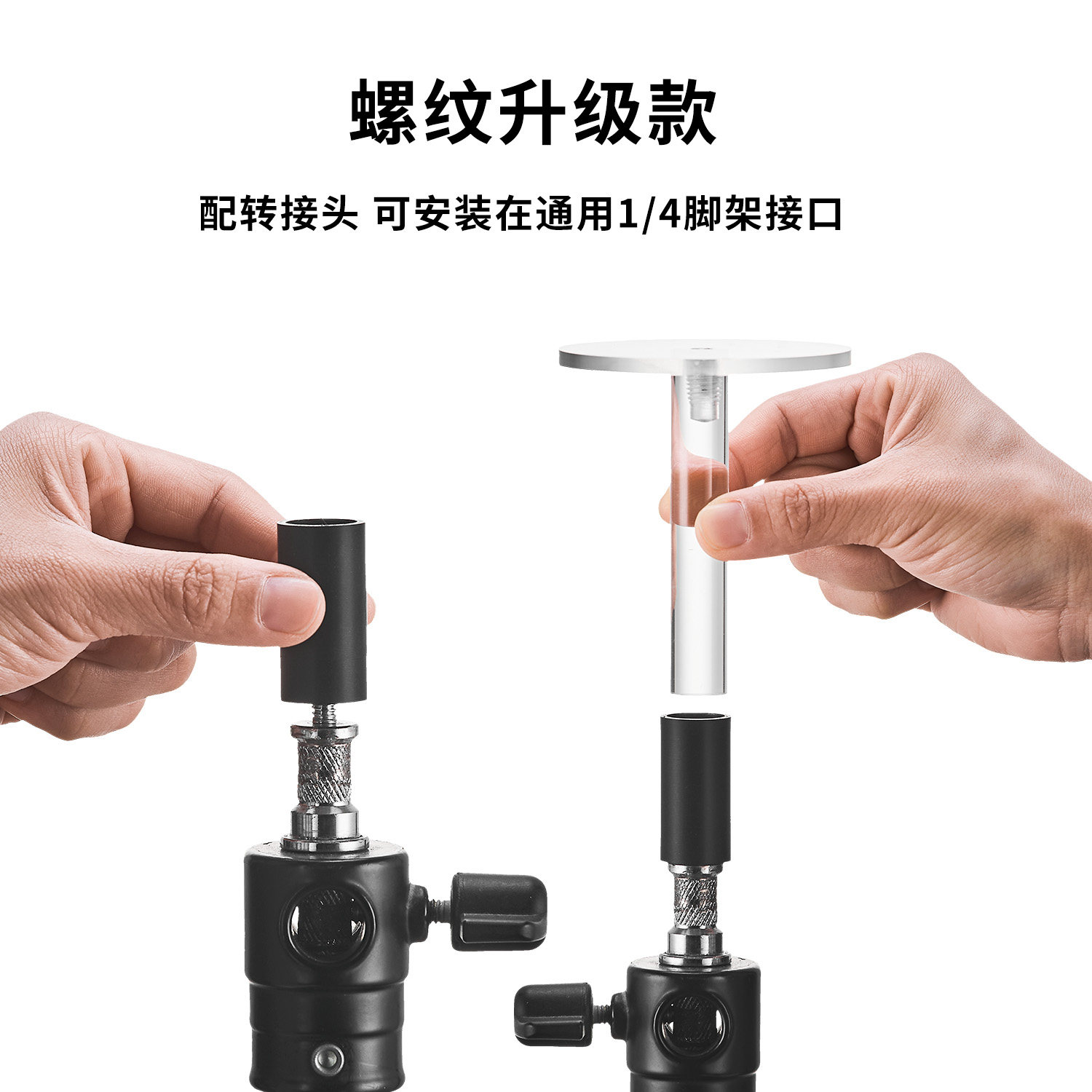 亚克力拍摄道具灯架接头连接件图片