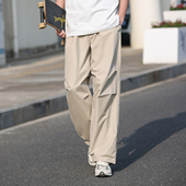 户外耐刮透气直筒抽绳束脚休闲长裤 VR97日系宽松伞兵裤 男早秋新款