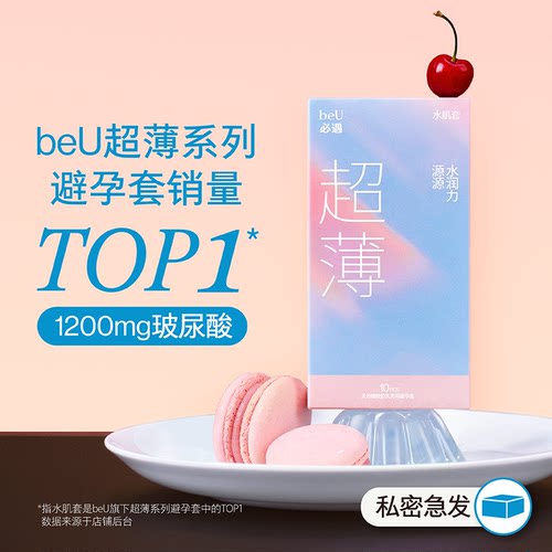 【beU必遇旗下超薄】水肌玻尿酸避孕套