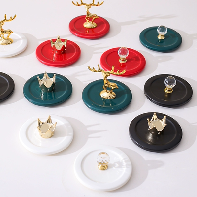 全盖不带缺口陶瓷杯盖大号9cm 无勺子马克杯通用盖茶杯防尘水杯盖