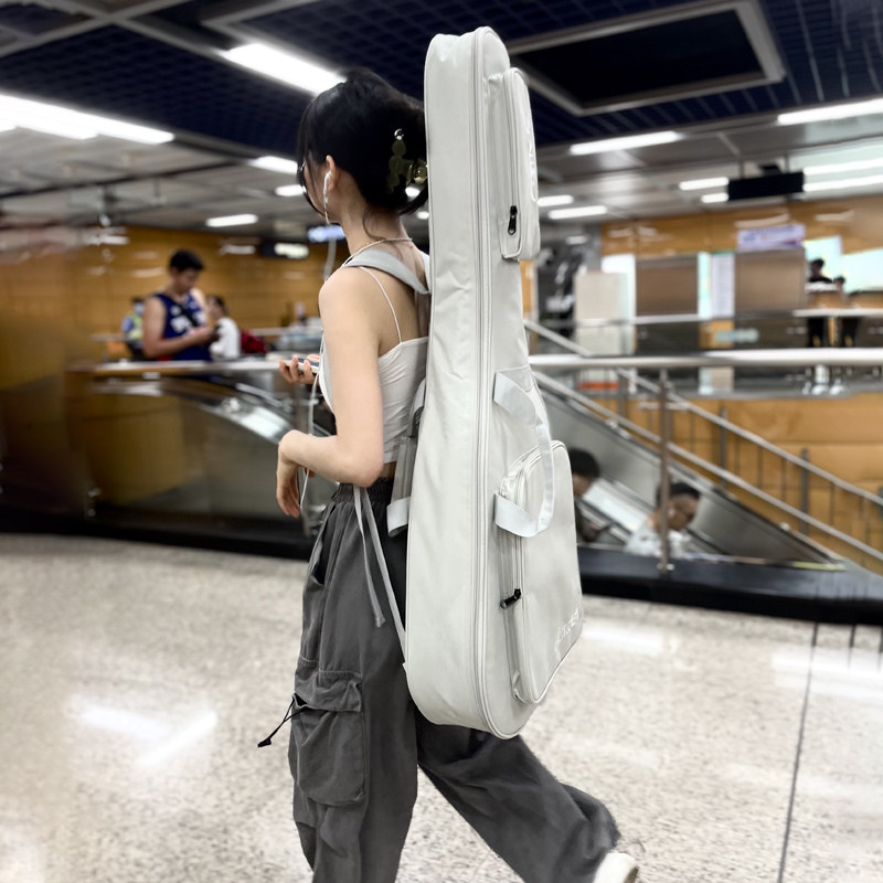 吉他包41寸加厚吉他琴包36寸38民谣木吉他揹包通用保护套34寸琴袋