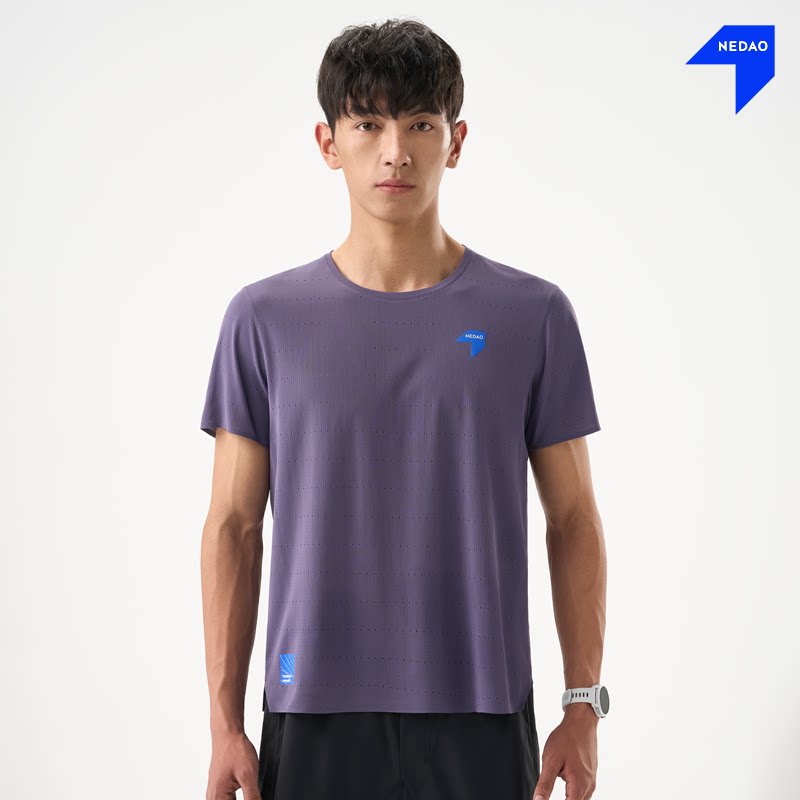 thumbnail for Running short-sleeve inner marathon running short-sleeve soft breeze sports short-sleeve summer short-sleeve for men and women, breathable quick-dry T-shirt